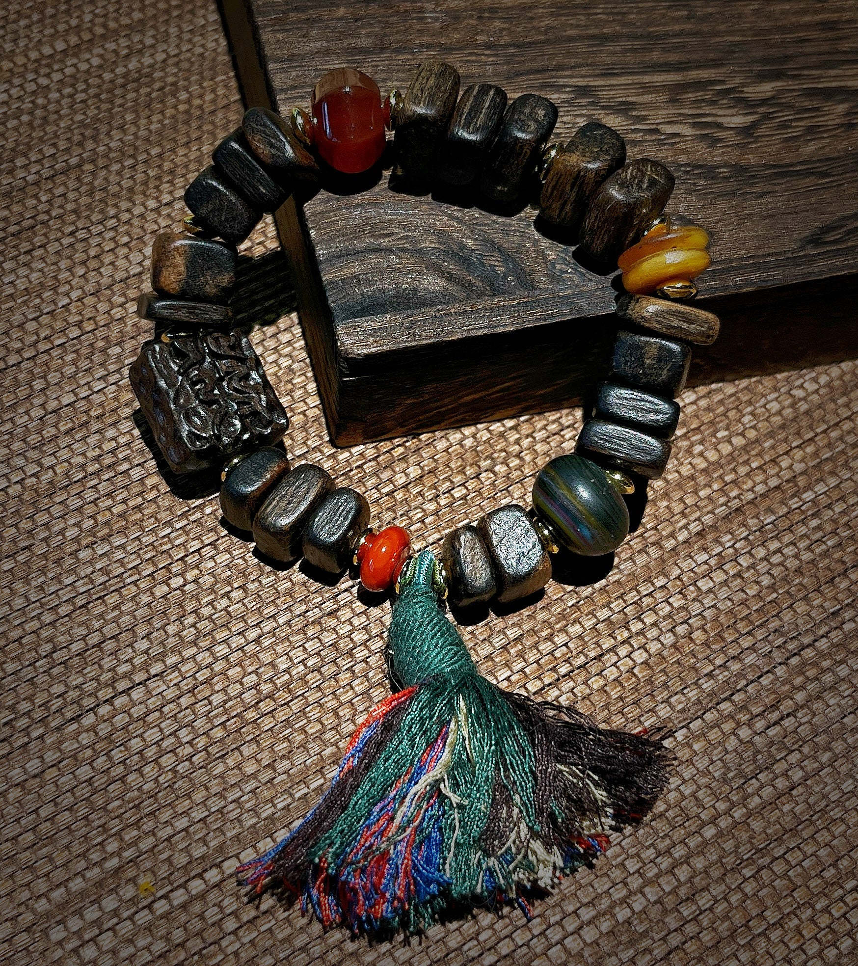 Heiliges Adlerholzarmband – Dalagan Freestyle Beads