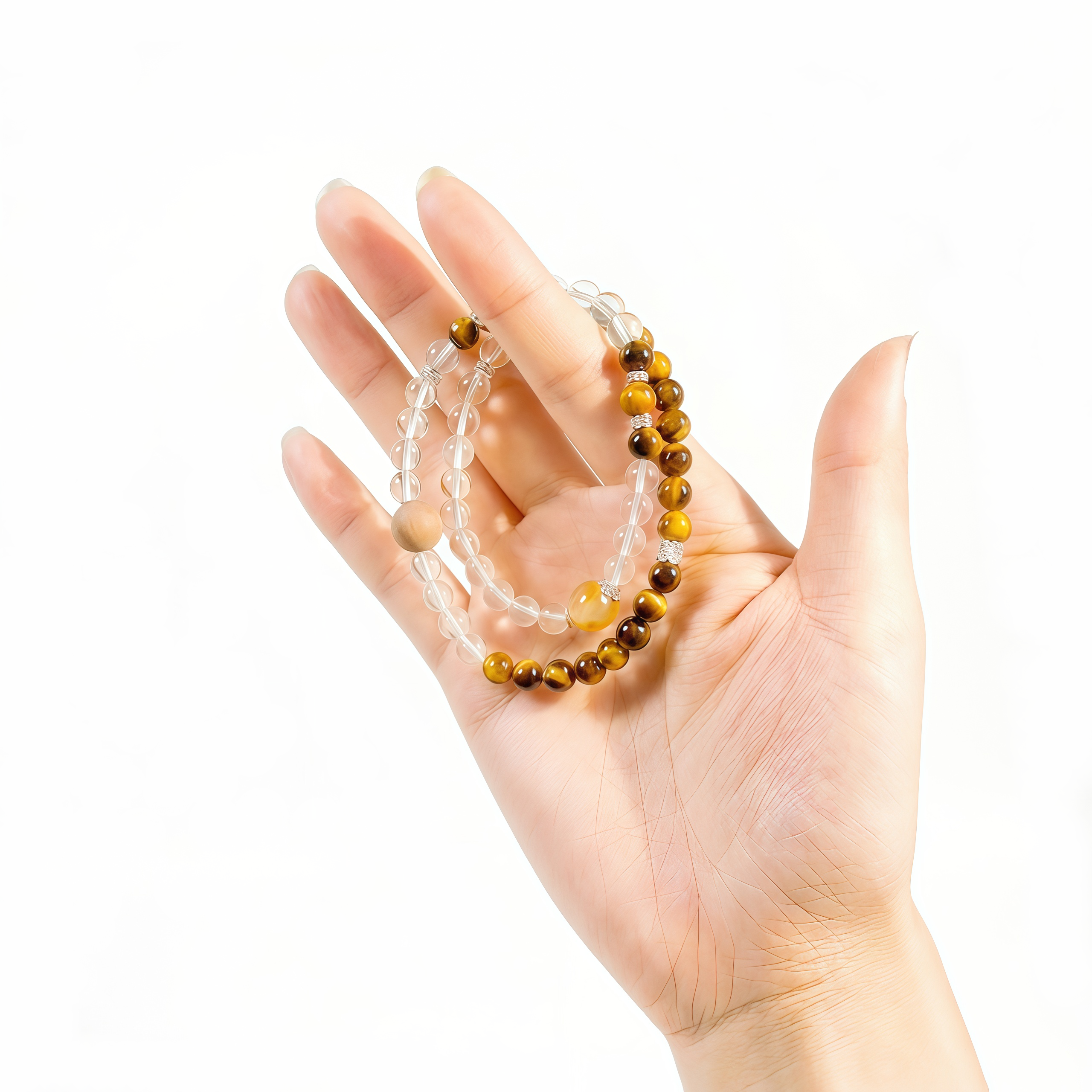 Strength & Prosperity · Gold Rutile × Tiger Eye
