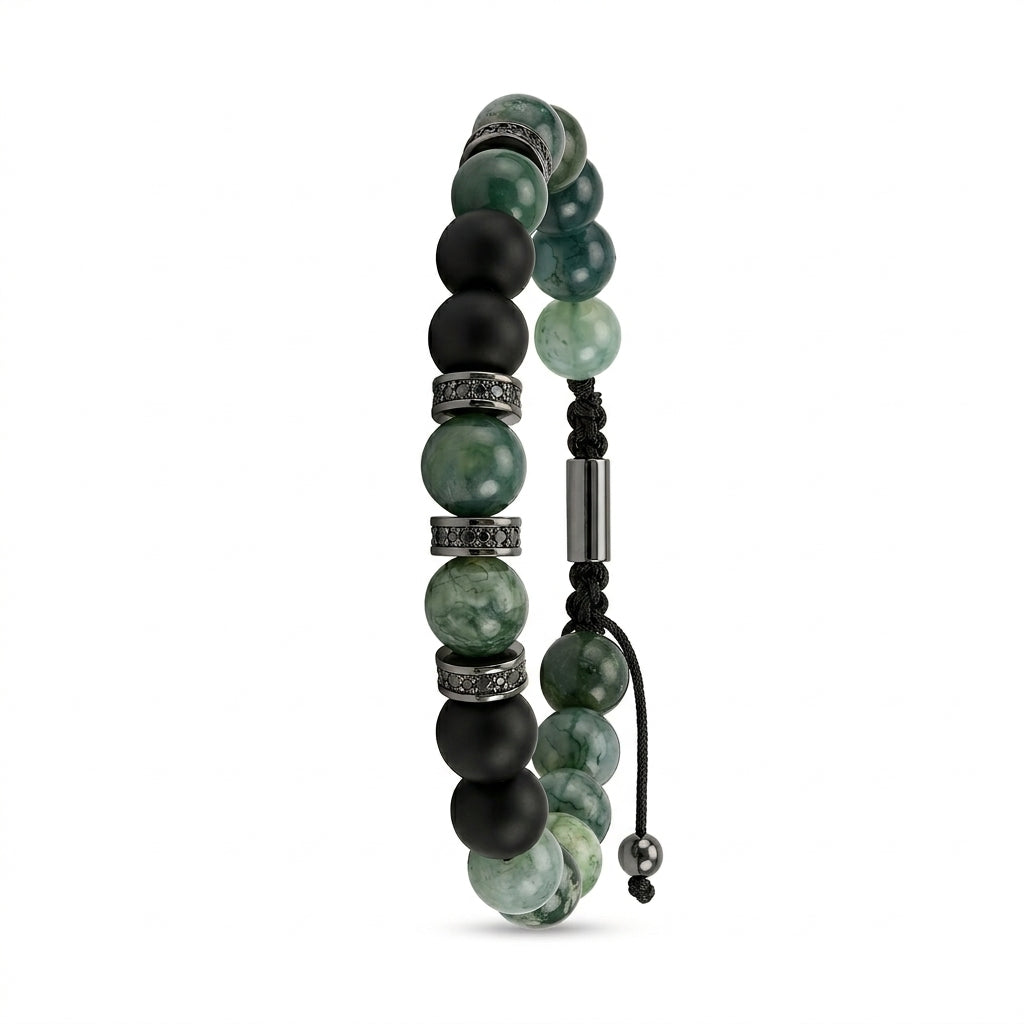 Quiet Balance • Jade & Onyx Bracelet