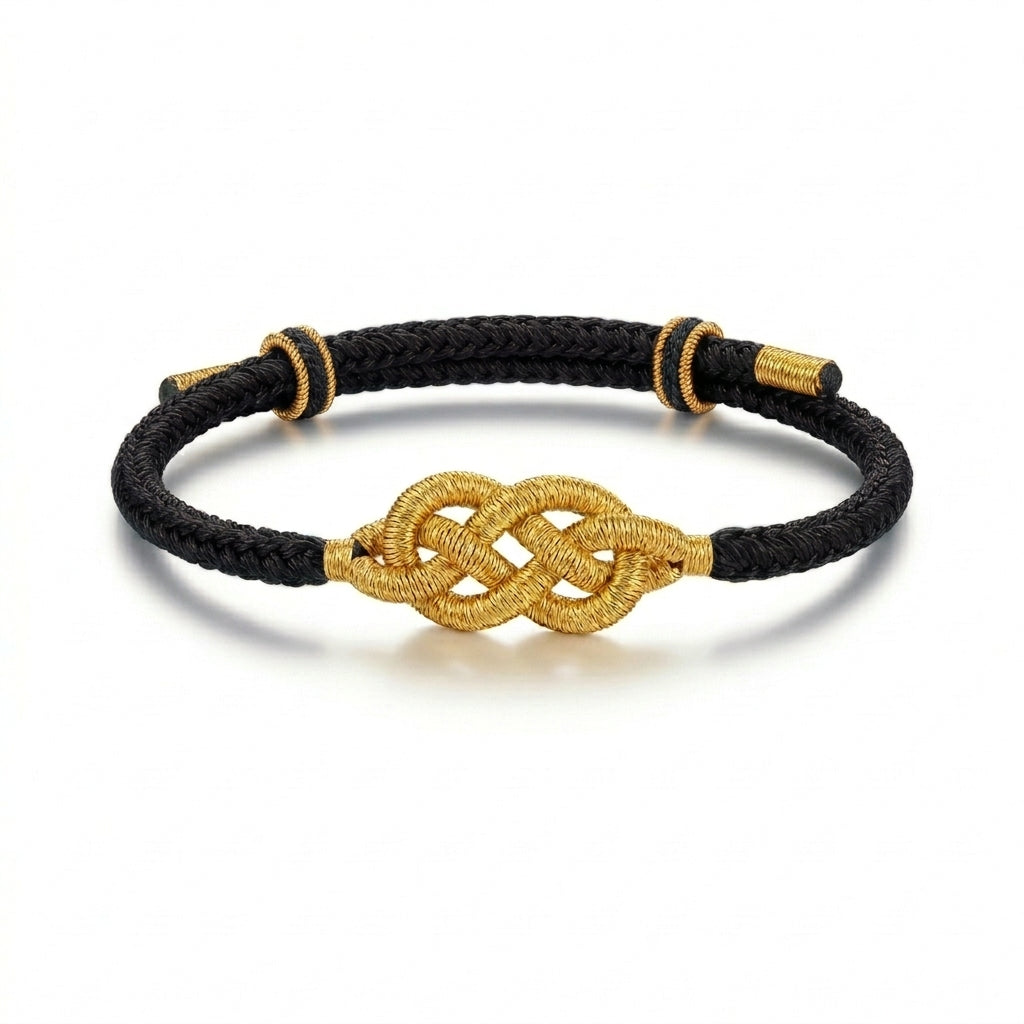 Fortune Knot • Woven Blessing Bracelet