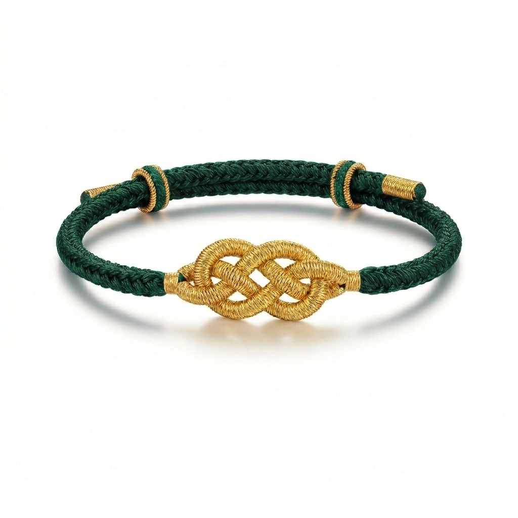 Fortune Knot • Woven Blessing Bracelet