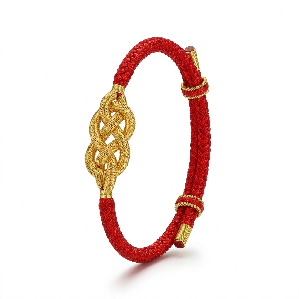 Fortune Knot • Woven Blessing Bracelet