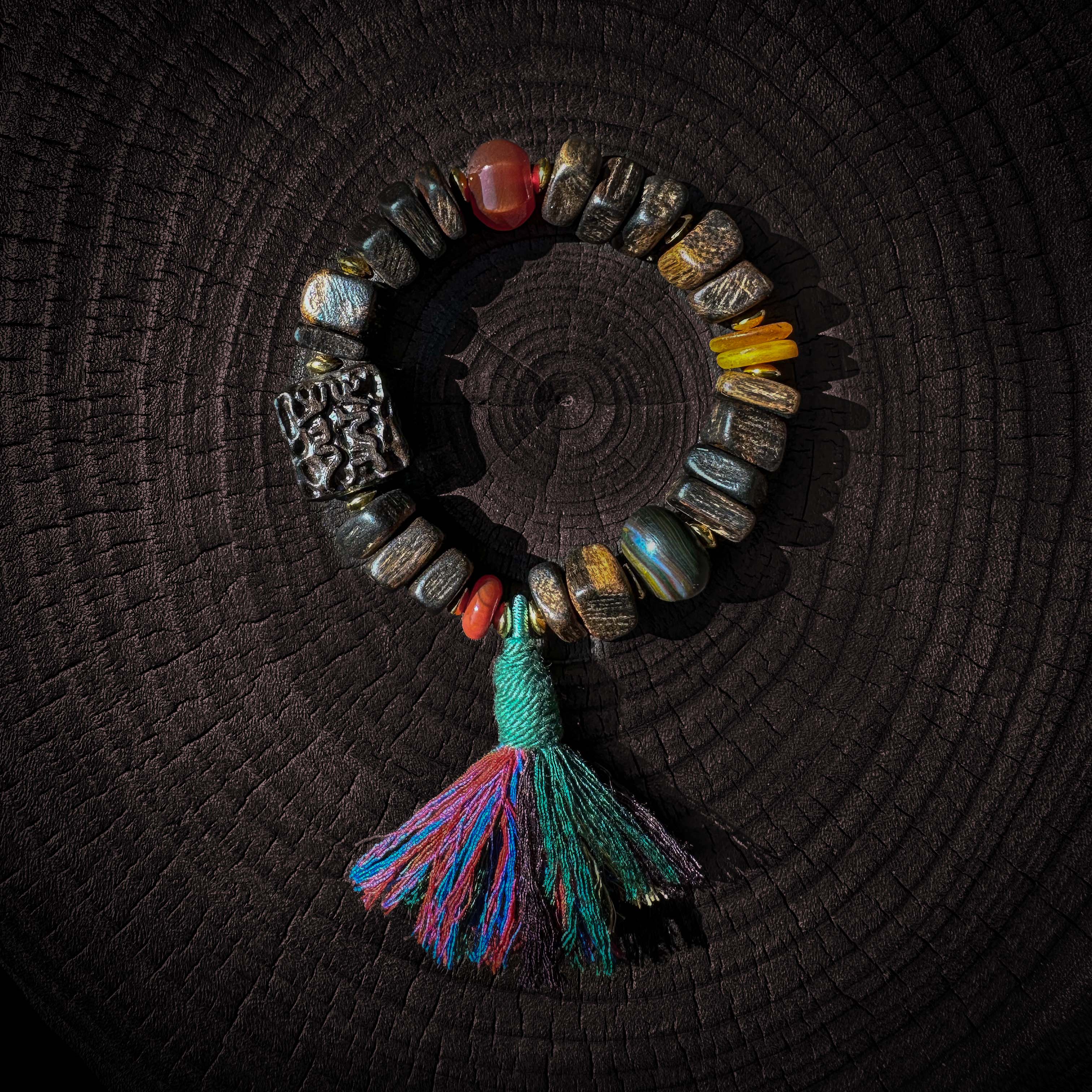 Heiliges Adlerholzarmband – Dalagan Freestyle Beads