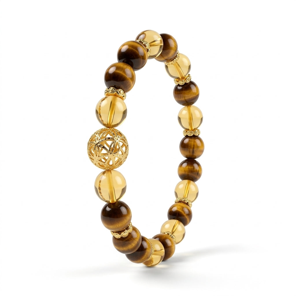 Golden Ground • Citrine & Tiger’s Eye