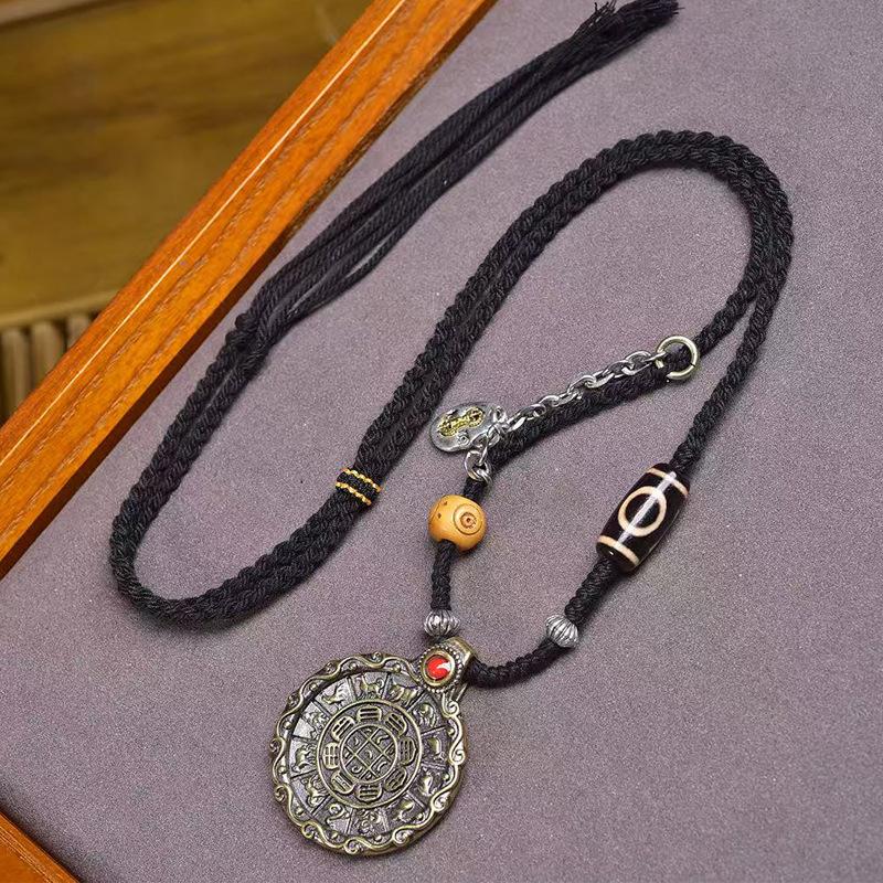 Nine Palaces Eight Trigrams Zodiac Pendant – A Symbol of Balance and Fortune
