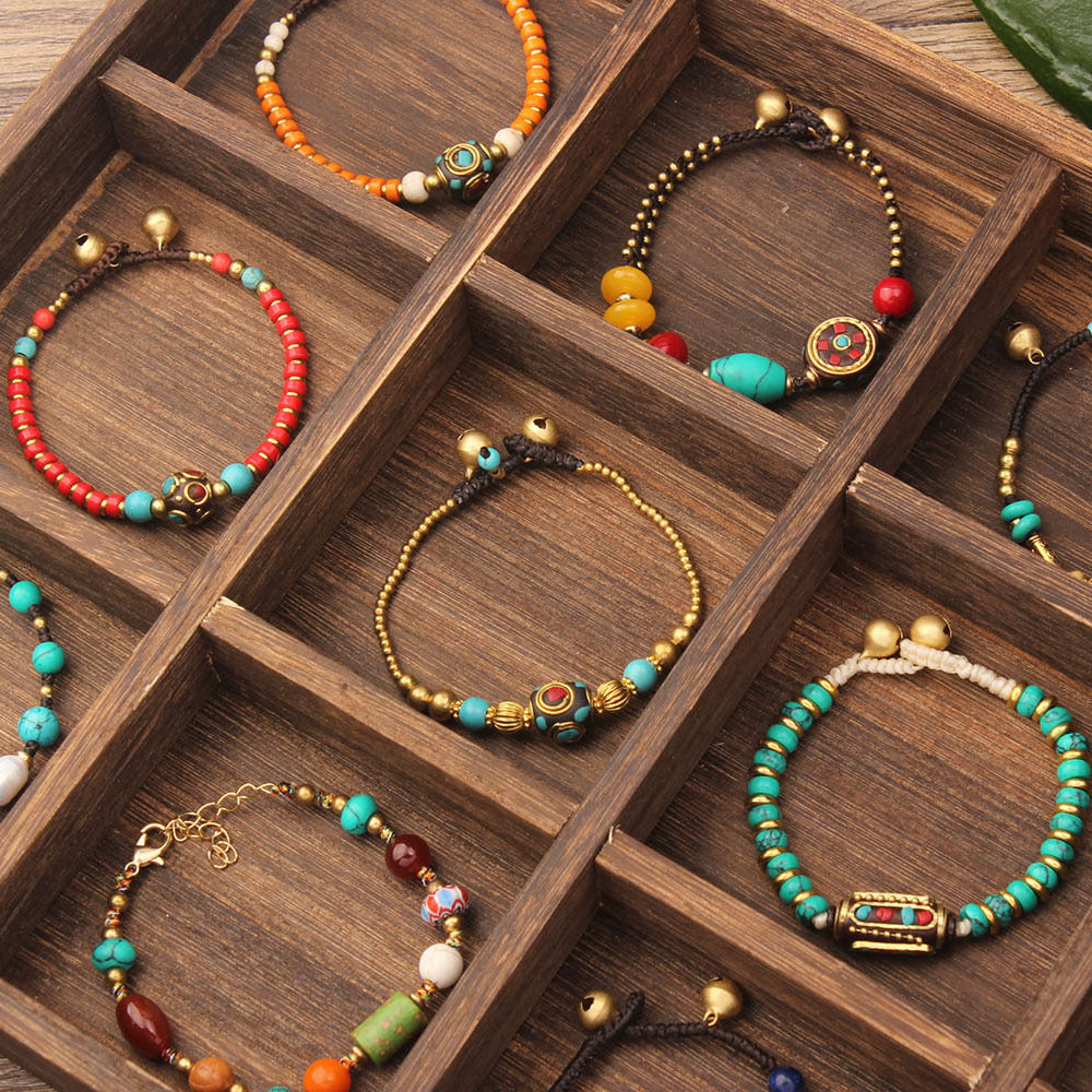 Natursteinarmband im tibetischen Ethno-Stil – Ein Symbol des kulturellen Erbes und der spirituellen Energie