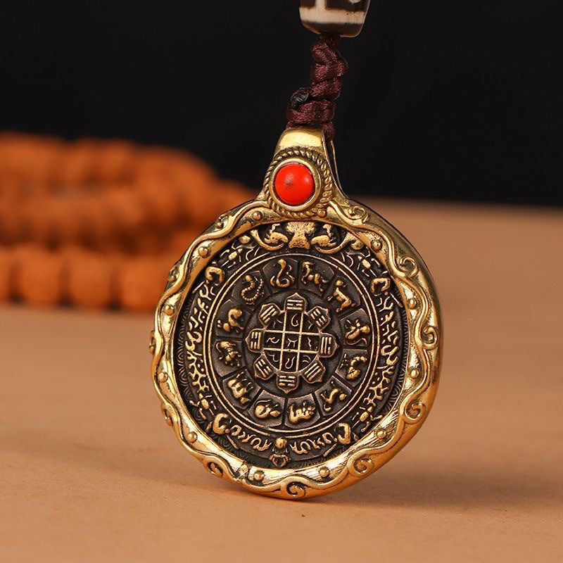 Nine Palaces Eight Trigrams Zodiac Pendant – A Symbol of Balance and Fortune