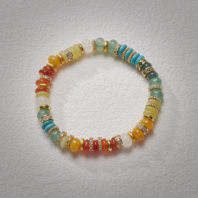 Pulsera de piedras preciosas arcoíris: una celebración de alegría, energía y fortuna