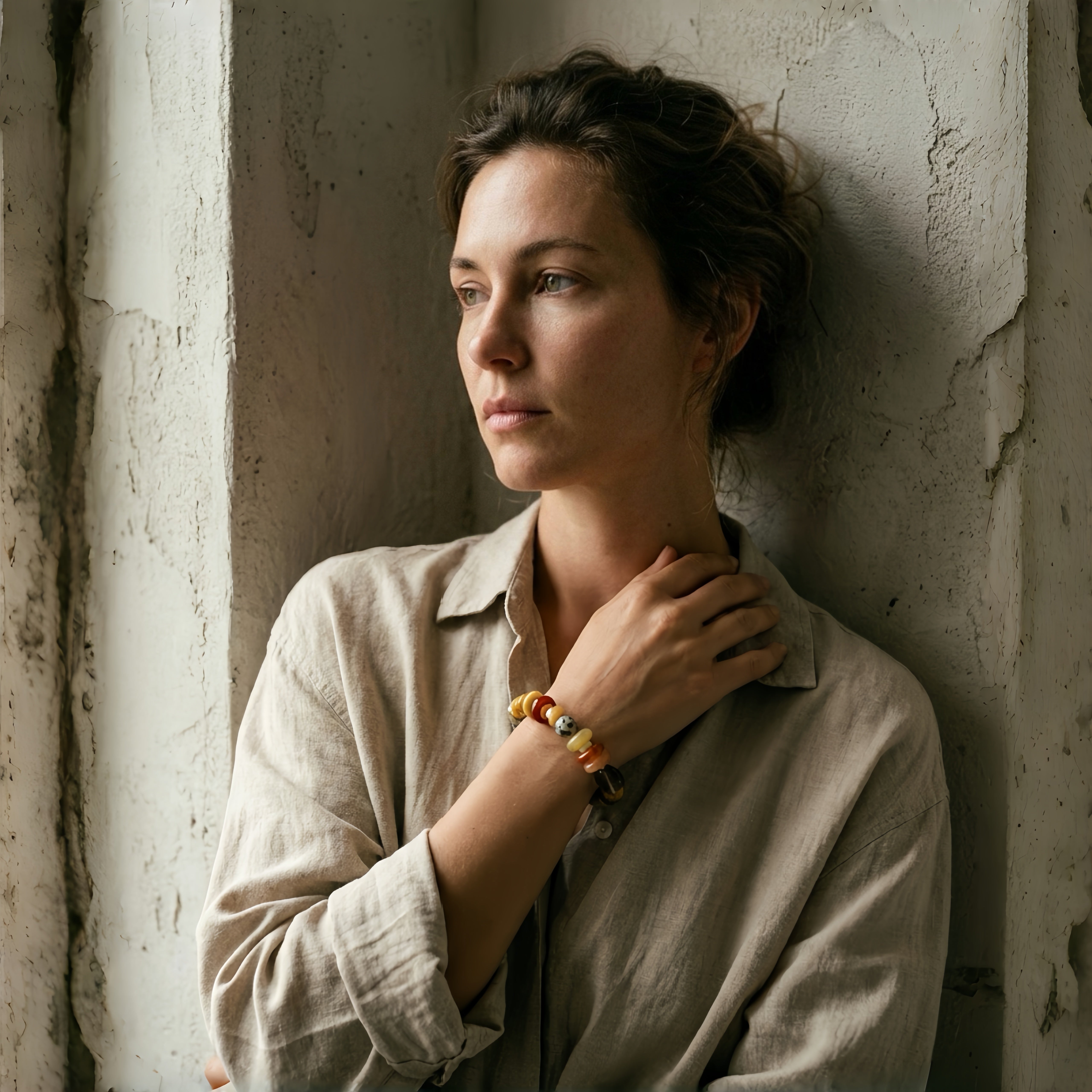 The Earth Anchor · Multi-Gemstone Grounding Bracelet