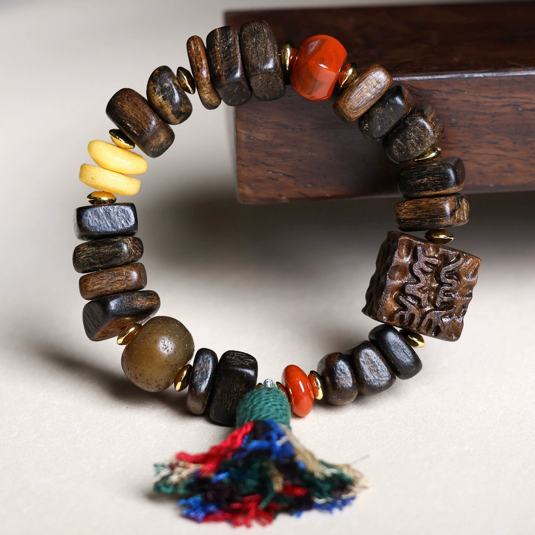 Heiliges Adlerholzarmband – Dalagan Freestyle Beads
