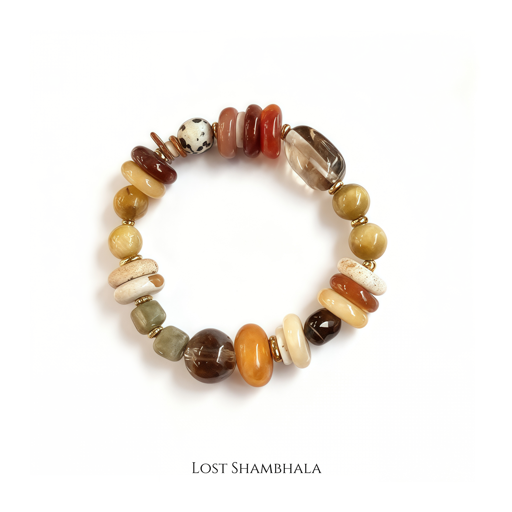 The Earth Anchor · Multi-Gemstone Grounding Bracelet