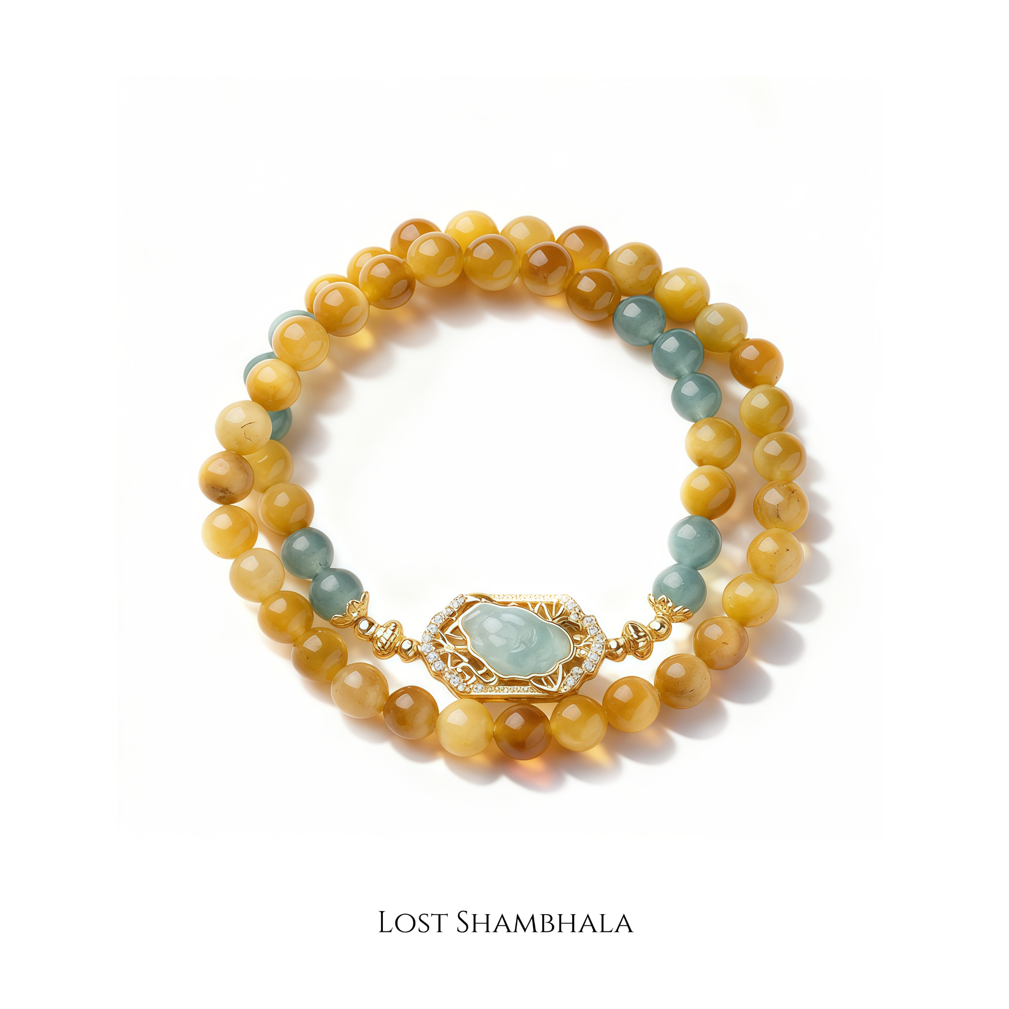 Abundance Flow • Citrine Double Ring