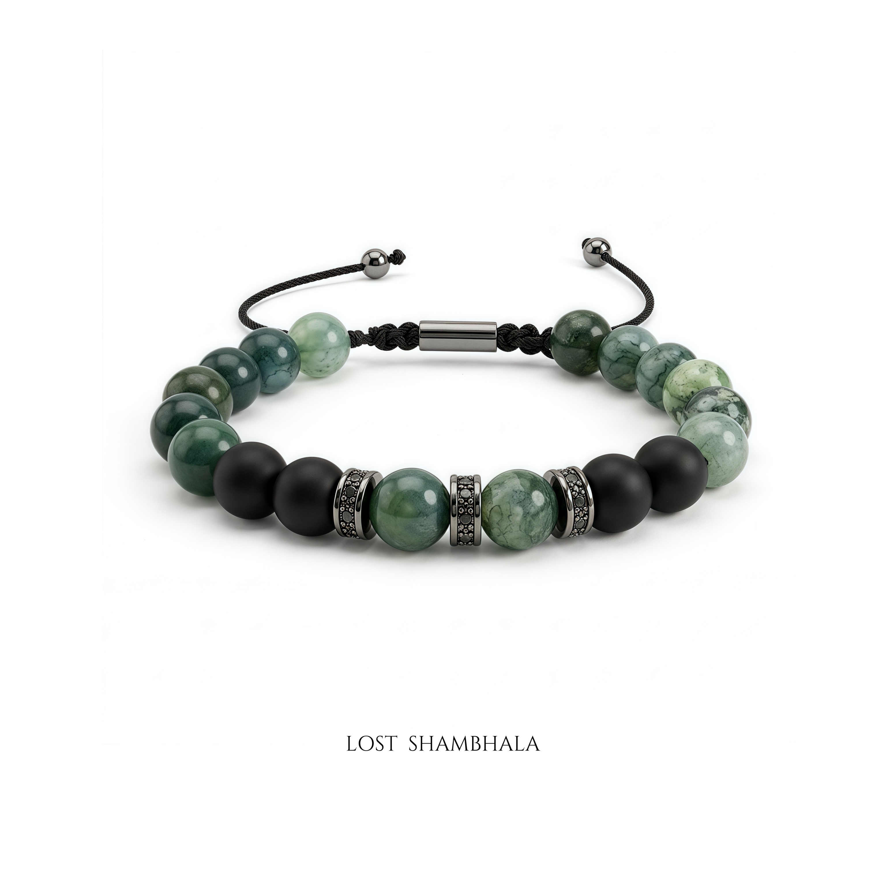 Quiet Balance • Jade & Onyx Bracelet