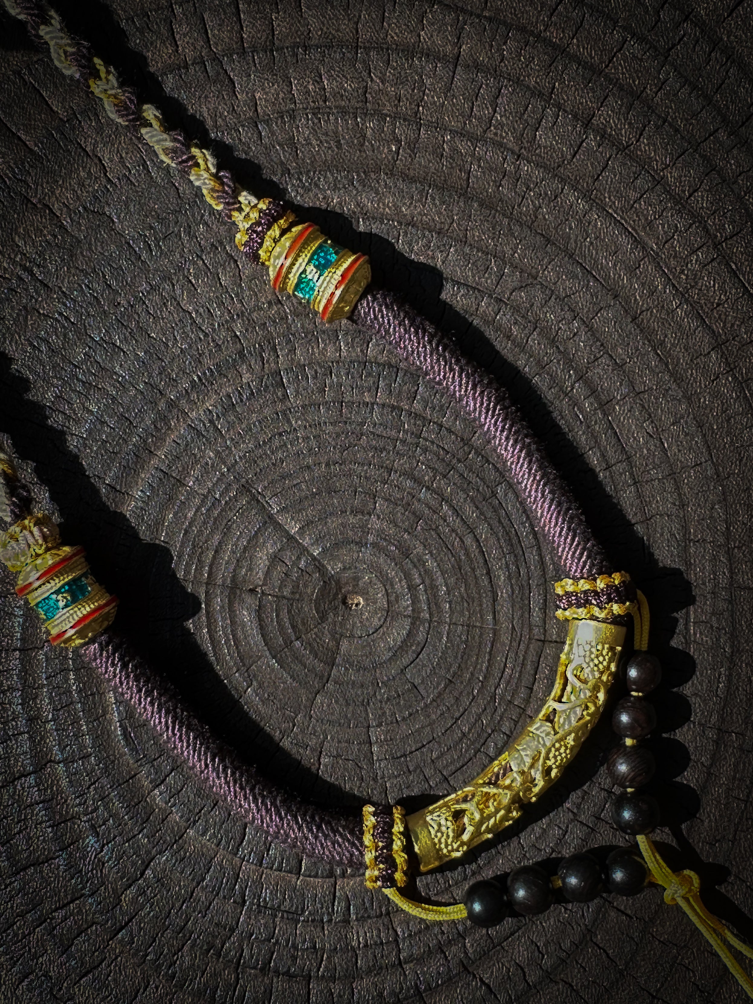 High-End Tibetan Handmade Cotton Pendant Necklace – A Unique Symbol of Craftsmanship