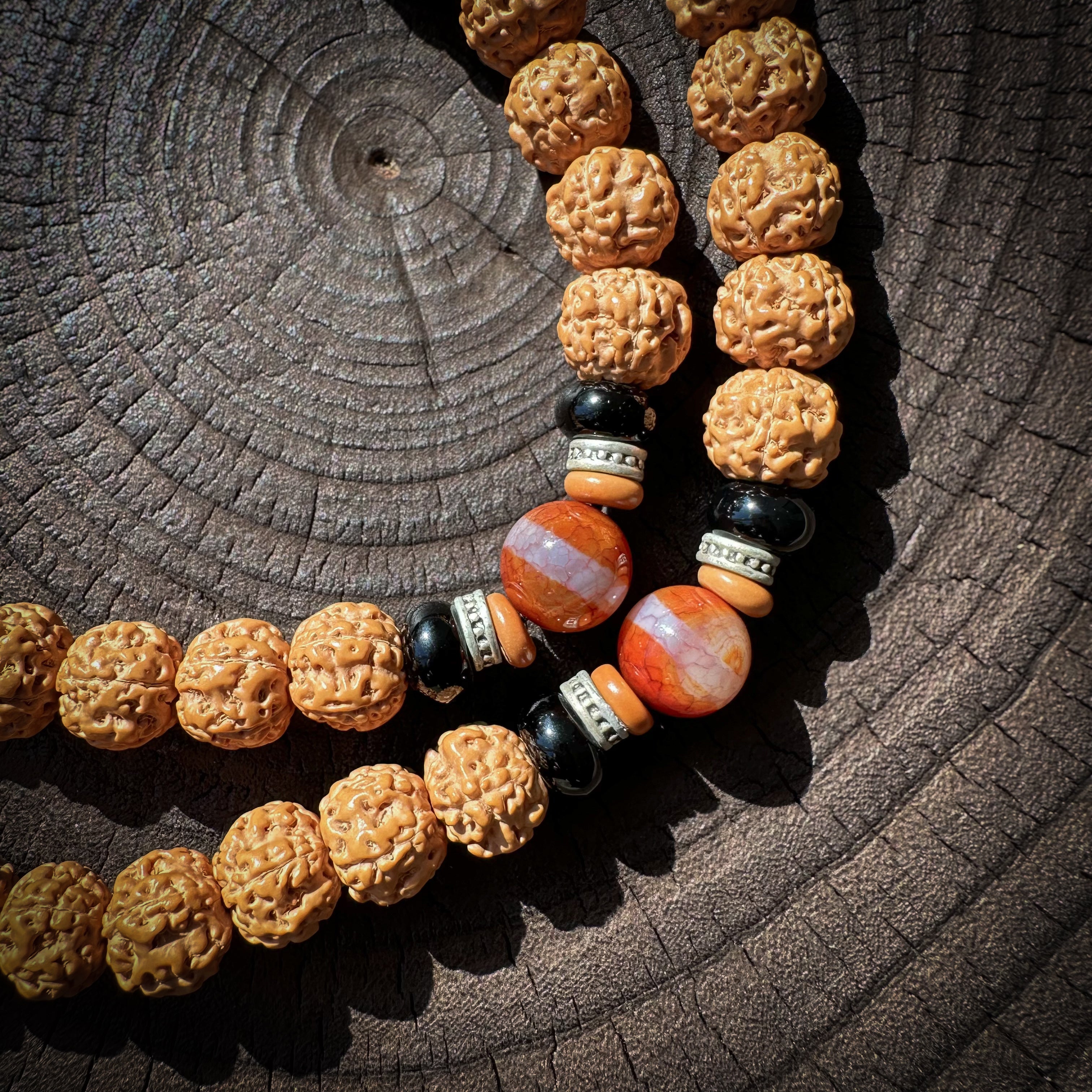 Little Vajra Bodhi Bead Mala Necklace – 108 Beads of Spiritual Resonance