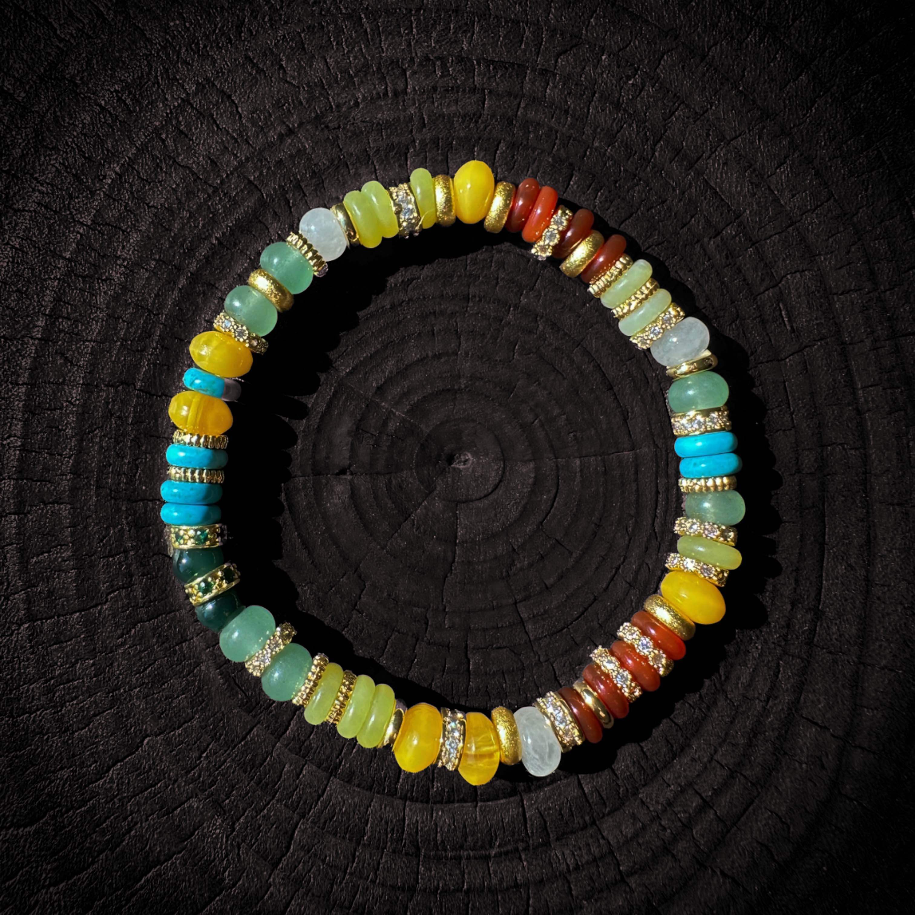 Rainbow Gemstone Bracelet – A Celebration of Joy, Energy & Fortune