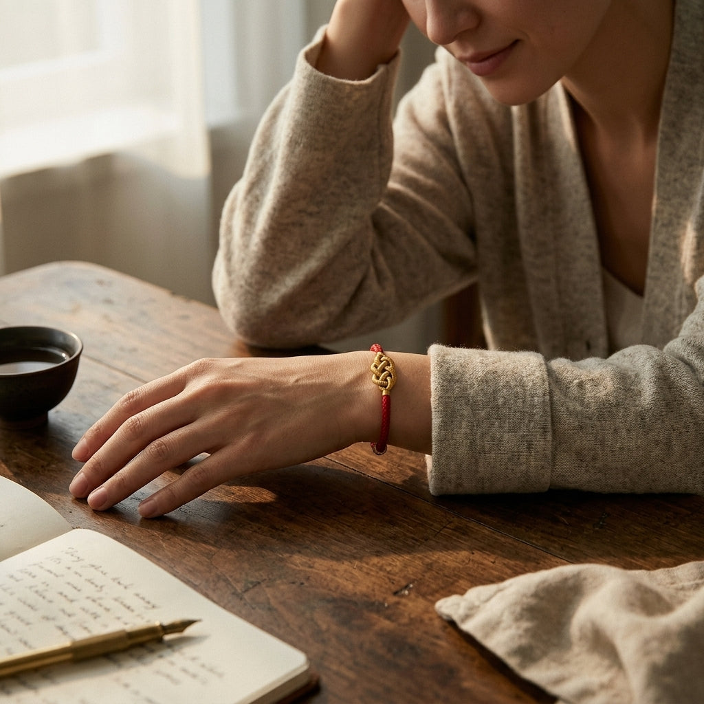 Fortune Knot • Woven Blessing Bracelet