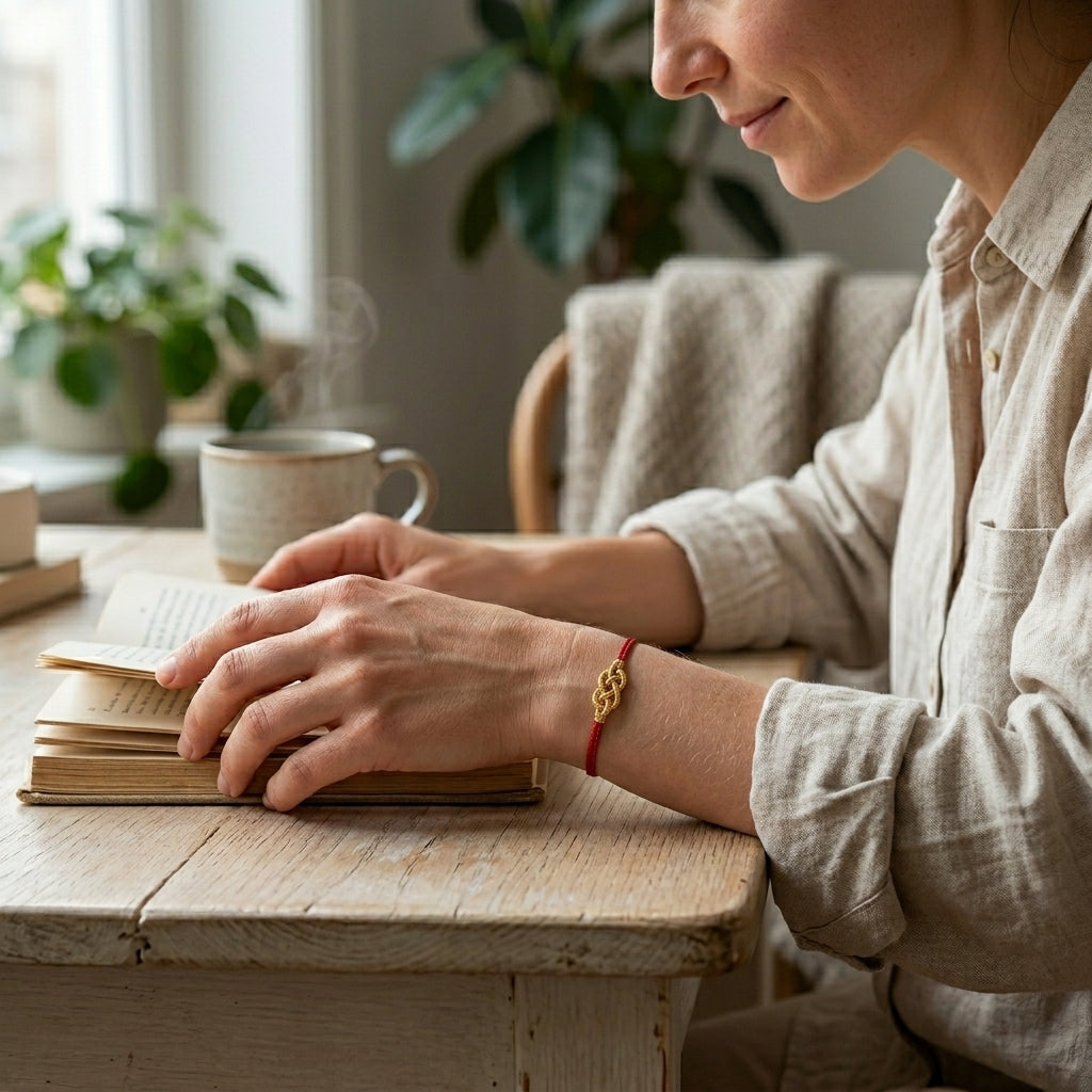 Fortune Knot • Woven Blessing Bracelet