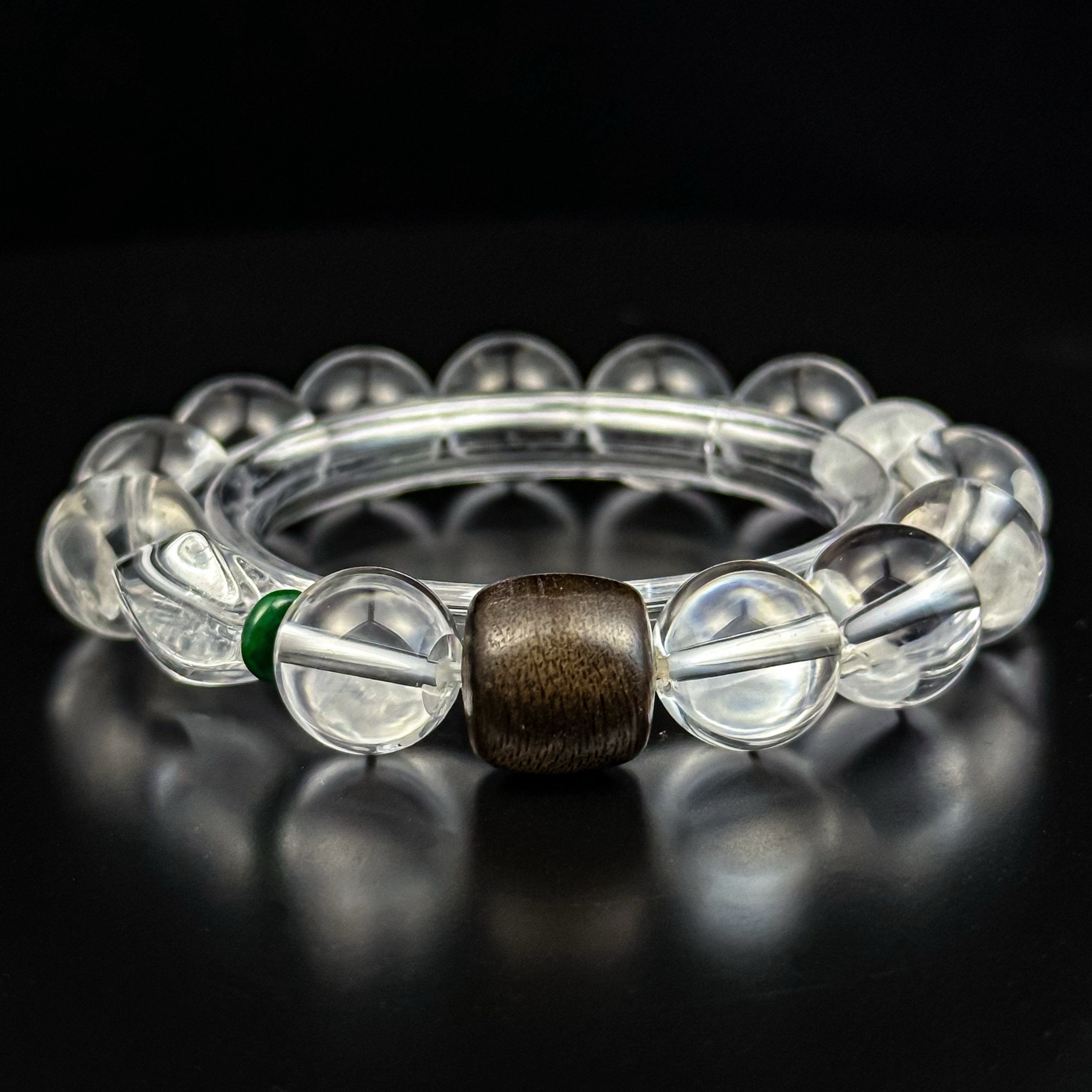 Natural White Quartz Bracelet 12mm – A Symbol of Purity and Clarity