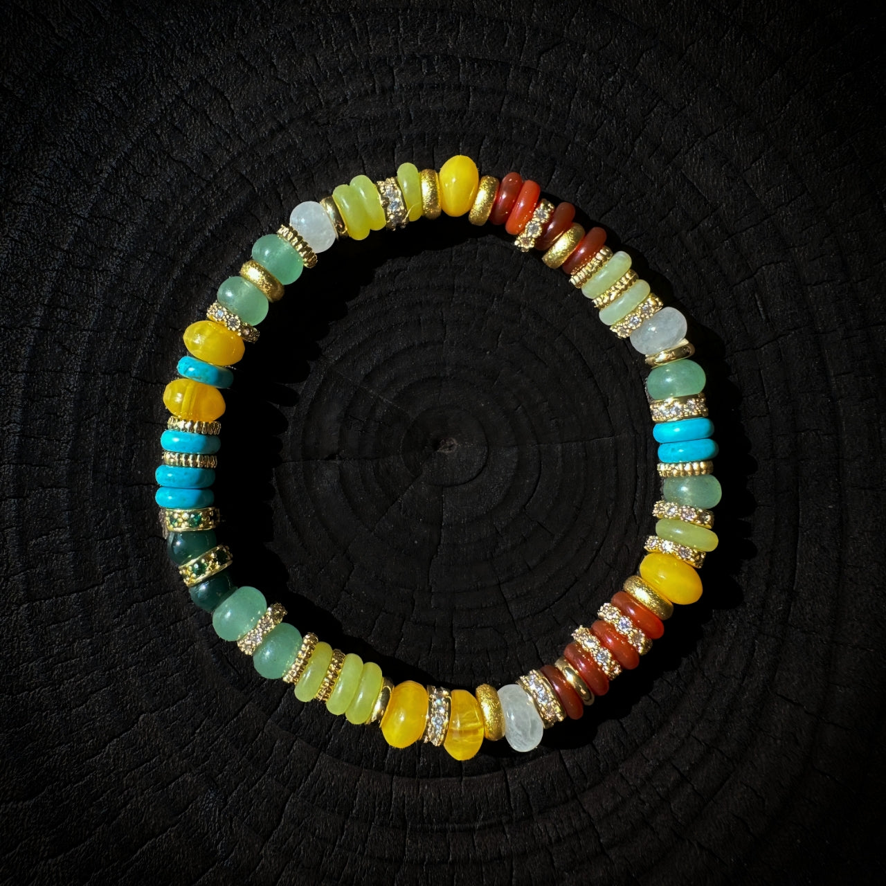 Rainbow Gemstone Bracelet – A Celebration of Joy, Energy & Fortune