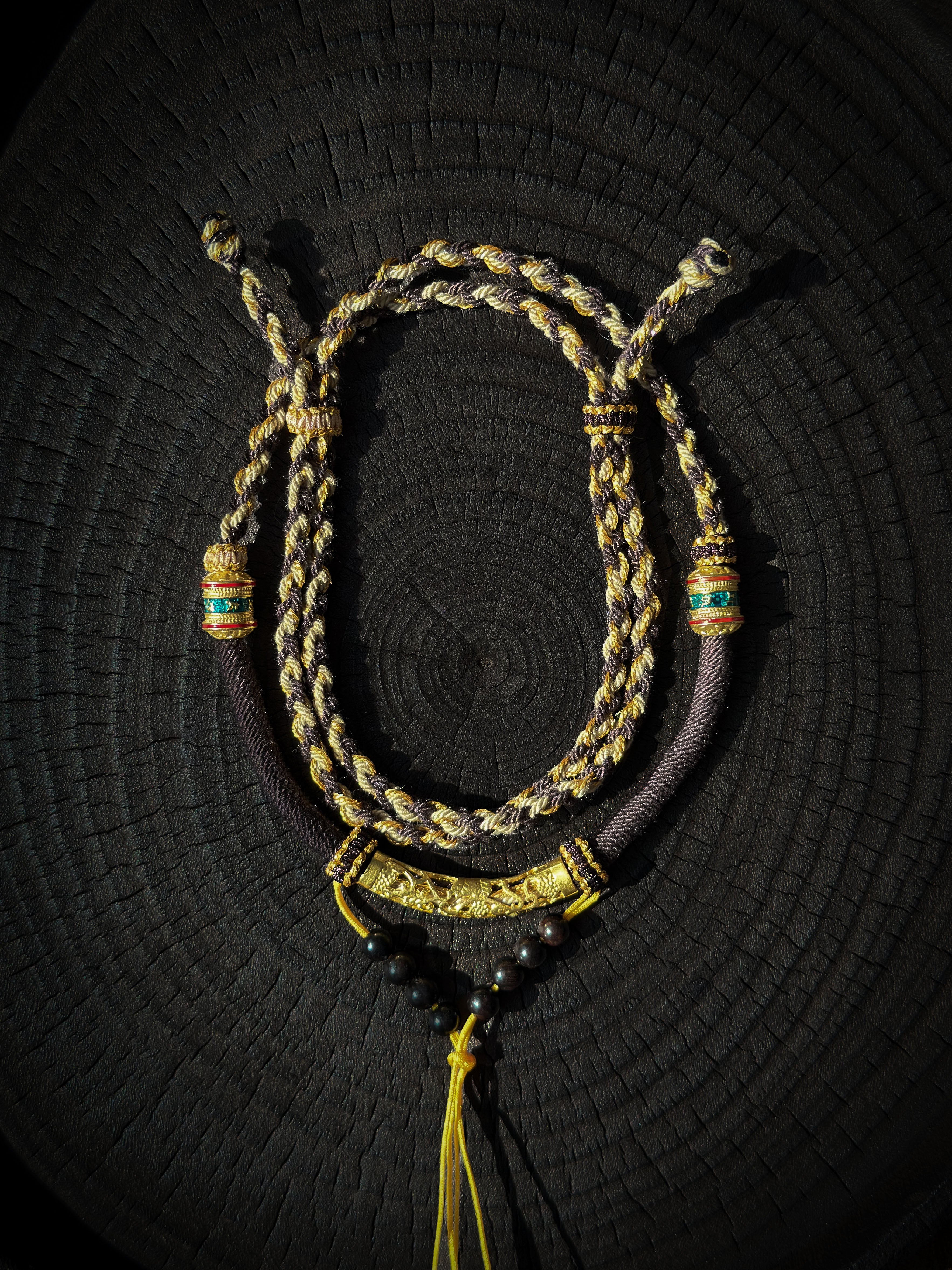 High-End Tibetan Handmade Cotton Pendant Necklace – A Unique Symbol of Craftsmanship